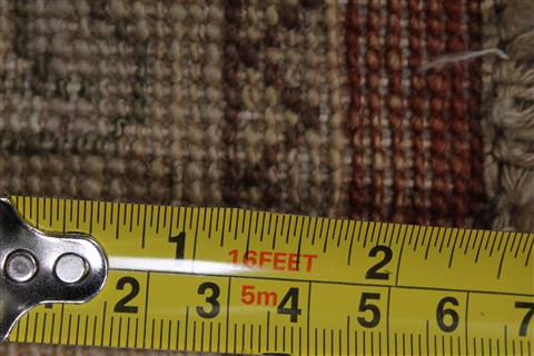 Ziegler Brown Runner Hand Knotted 26 X 198 Area Rug 250-24031 Image 12