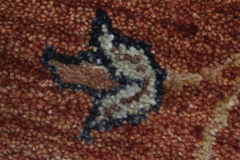 Ziegler Brown Runner Hand Knotted 26 X 198 Area Rug 250-24031 Image 7