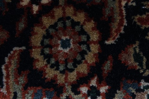 Herati Blue Runner Hand Knotted 26 X 199 Area Rug 250-24035 Image 6