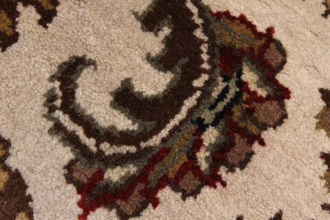 Jaipur Beige Runner Hand Knotted 40 X 1710  Area Rug 250-24040 Image 10