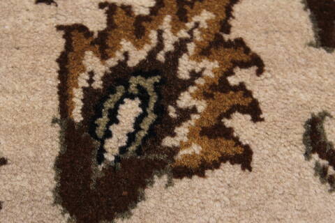 Jaipur Beige Runner Hand Knotted 40 X 1710  Area Rug 250-24040 Image 11