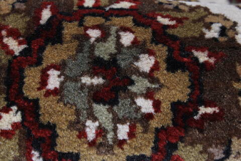 Jaipur Beige Runner Hand Knotted 40 X 1710  Area Rug 250-24040 Image 13
