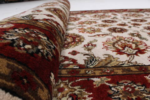 Jaipur Beige Runner Hand Knotted 40 X 1710  Area Rug 250-24040 Image 1