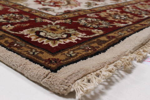 Jaipur Beige Runner Hand Knotted 40 X 1710  Area Rug 250-24040 Image 8