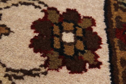 Jaipur Beige Runner Hand Knotted 40 X 1710  Area Rug 250-24040 Image 9