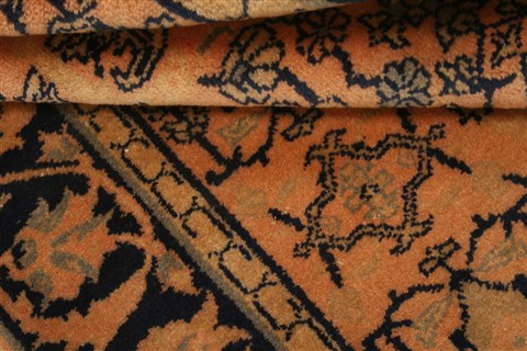 Sino-Persian Orange Hand Knotted 26 X 45  Area Rug 253-24048 Image 3