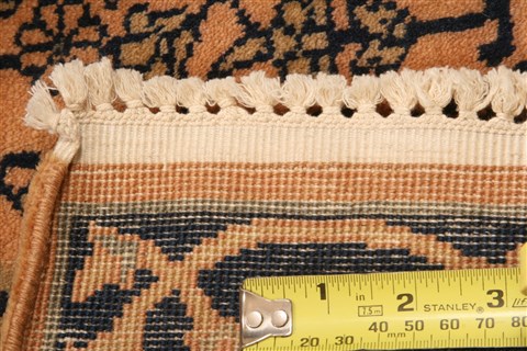 Sino-Persian Orange Hand Knotted 26 X 45  Area Rug 253-24048 Image 5