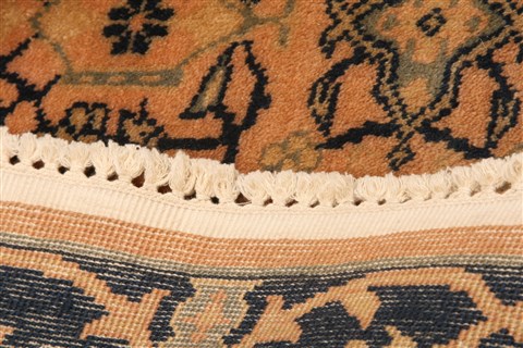 Sino-Persian Orange Hand Knotted 26 X 45  Area Rug 253-24048 Image 6