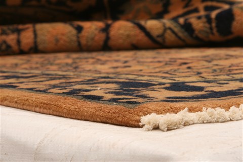 Sino-Persian Orange Hand Knotted 26 X 45  Area Rug 253-24048 Image 7