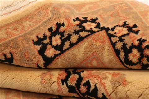 Tabriz Brown Hand Knotted 28 X 42  Area Rug 253-24050 Image 4