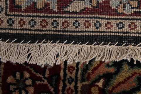 Sarouk Black Runner Hand Knotted 25 X 1511 Area Rug 250-24061 Image 1