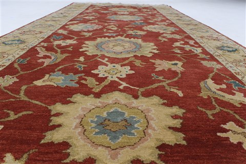 Chobi Brown Runner Hand Knotted 44 X 911 Area Rug 250-24075 Image 1