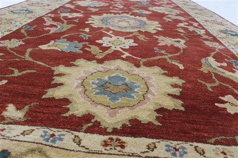 Chobi Brown Runner Hand Knotted 44 X 911 Area Rug 250-24075 Image 2
