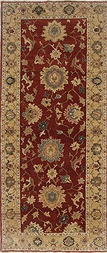 Egyptian Chobi Brown Runner 10 to 12 ft Wool Carpet 24075