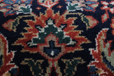 Herati Blue Runner Hand Knotted 52 X 911 Area Rug 250-24096 Image 10