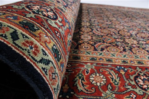 Herati Blue Runner Hand Knotted 52 X 911 Area Rug 250-24096 Image 12
