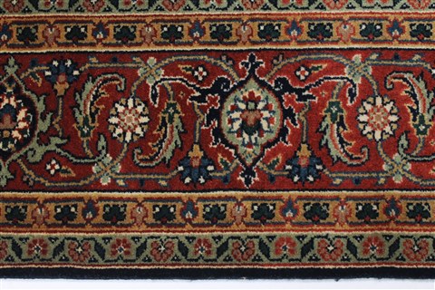 Herati Blue Runner Hand Knotted 52 X 911 Area Rug 250-24096 Image 4