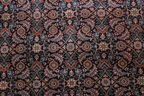 Herati Blue Runner Hand Knotted 52 X 911 Area Rug 250-24096 Image 5