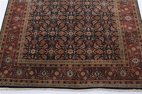 Herati Blue Runner Hand Knotted 52 X 911 Area Rug 250-24096 Image 6