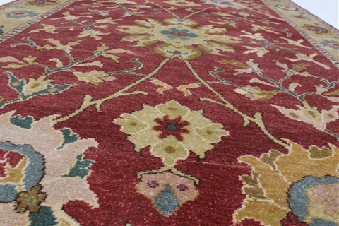 Chobi Brown Runner Hand Knotted 45 X 118 Area Rug 250-24098 Image 1
