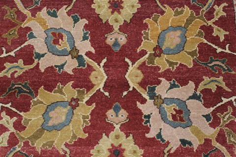 Chobi Brown Runner Hand Knotted 45 X 118 Area Rug 250-24098 Image 3