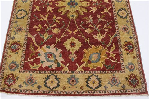Chobi Brown Runner Hand Knotted 45 X 118 Area Rug 250-24098 Image 4
