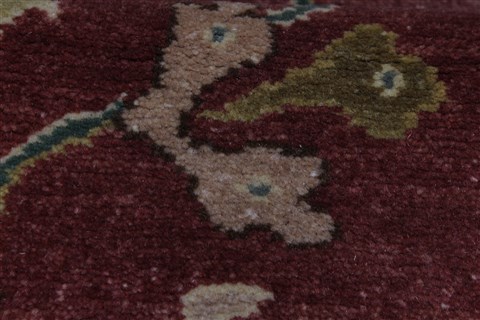 Chobi Brown Runner Hand Knotted 45 X 118 Area Rug 250-24098 Image 7