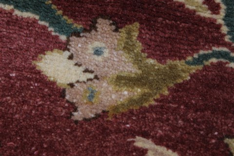 Chobi Brown Runner Hand Knotted 45 X 118 Area Rug 250-24098 Image 8