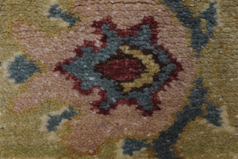 Chobi Brown Runner Hand Knotted 45 X 118 Area Rug 250-24098 Image 9