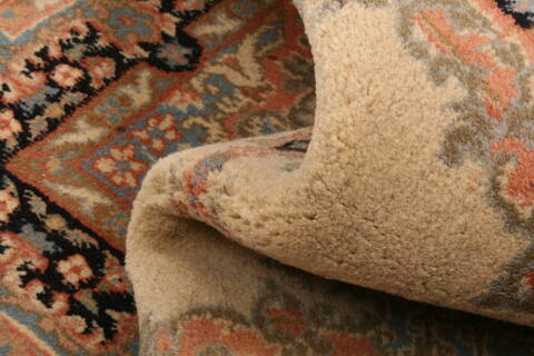 Tabriz Beige Hand Knotted 28 X 42  Area Rug 253-24103 Image 2