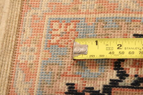 Tabriz Beige Hand Knotted 28 X 42  Area Rug 253-24103 Image 6
