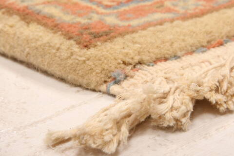 Tabriz Beige Hand Knotted 28 X 42  Area Rug 253-24103 Image 8