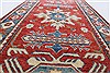 Kazak Red Runner Hand Knotted 211 X 184  Area Rug 250-24111 Thumb 2