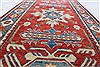 Kazak Red Runner Hand Knotted 211 X 184  Area Rug 250-24111 Thumb 2