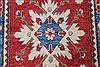 Kazak Red Runner Hand Knotted 211 X 184  Area Rug 250-24111 Thumb 4