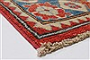 Kazak Red Runner Hand Knotted 211 X 184  Area Rug 250-24111 Thumb 6