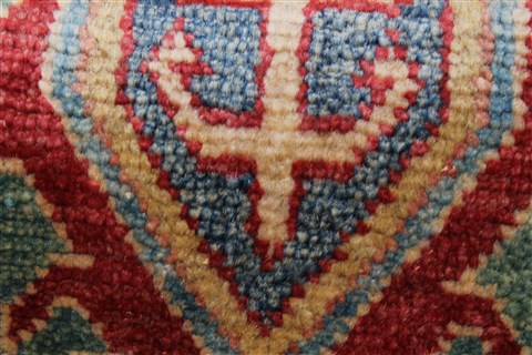 Kazak Red Runner Hand Knotted 27 X 1711 Area Rug 250-24115 Image 7