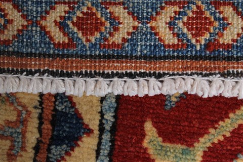 Kazak Red Runner Hand Knotted 29 X 193 Area Rug 250-24120 Image 11