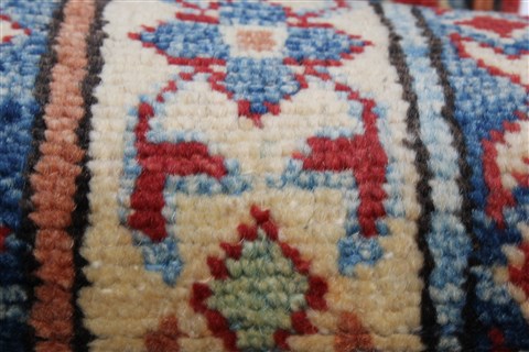 Kazak Red Runner Hand Knotted 29 X 193 Area Rug 250-24120 Image 8