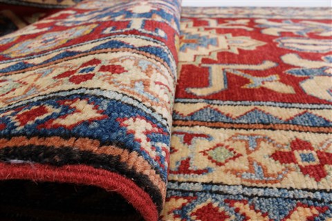 Kazak Red Runner Hand Knotted 29 X 193 Area Rug 250-24120 Image 9