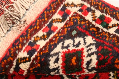 Shiraz Red Hand Knotted 27 X 37  Area Rug 253-24133 Image 5