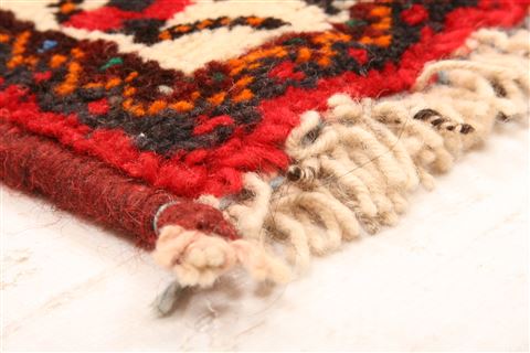 Shiraz Red Hand Knotted 27 X 37  Area Rug 253-24133 Image 9