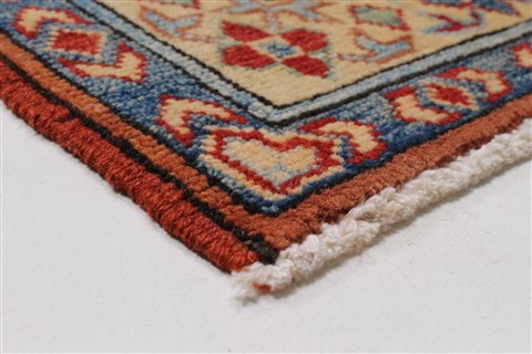 Kazak Red Runner Hand Knotted 211 X 194 Area Rug 250-24140 Image 2