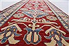 Kazak Red Runner Hand Knotted 211 X 194 Area Rug 250-24140 Thumb 14