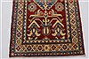 Kazak Red Runner Hand Knotted 211 X 194  Area Rug 250-24140 Thumb 1