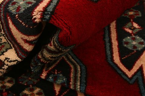 Mazlaghan Red Hand Knotted 28 X 40  Area Rug 253-24145 Image 2