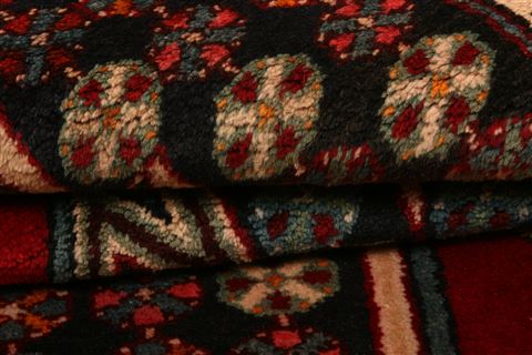 Mazlaghan Red Hand Knotted 28 X 40  Area Rug 253-24145 Image 5