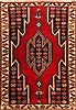 Mazlaghan Red Hand Knotted 28 X 40  Area Rug 253-24145 Thumb 0
