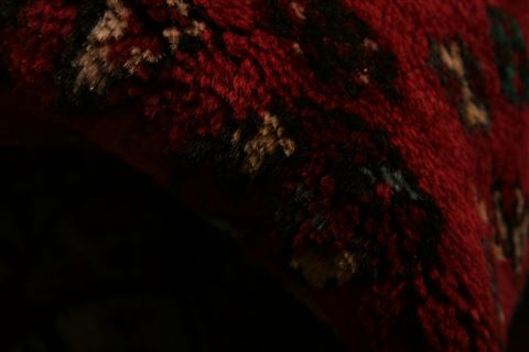 Shiraz Red Hand Knotted 210 X 37  Area Rug 253-24153 Image 1