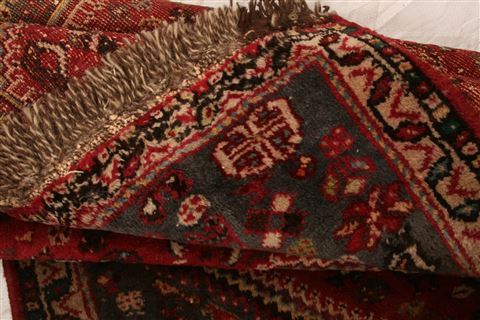 Shiraz Red Hand Knotted 210 X 37  Area Rug 253-24153 Image 4